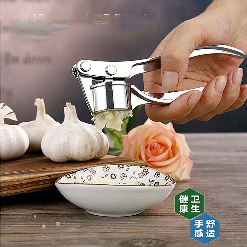 4-in-1 Stainless Steel Manual Garlic Press