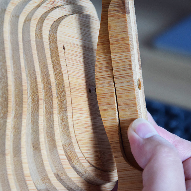 Folding Wooden Tripod Fruit Basket