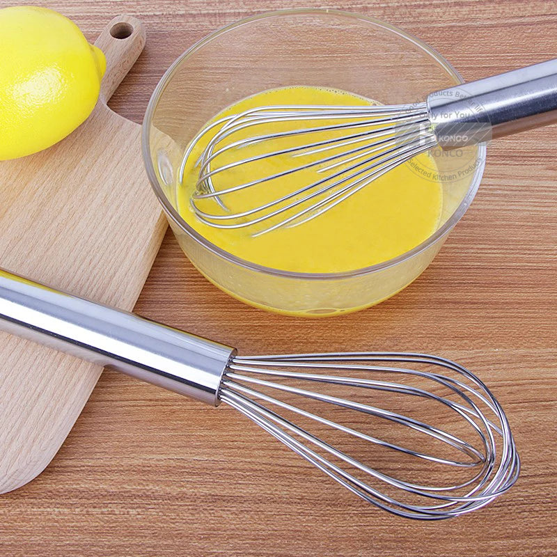 Stainless Steel Hand Whisk & Egg Frother